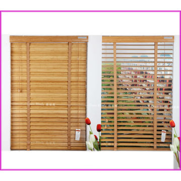 50mm venetian bamboo blinds ladder string with cord lift cord tilt high profile metal headrail venetian blinds